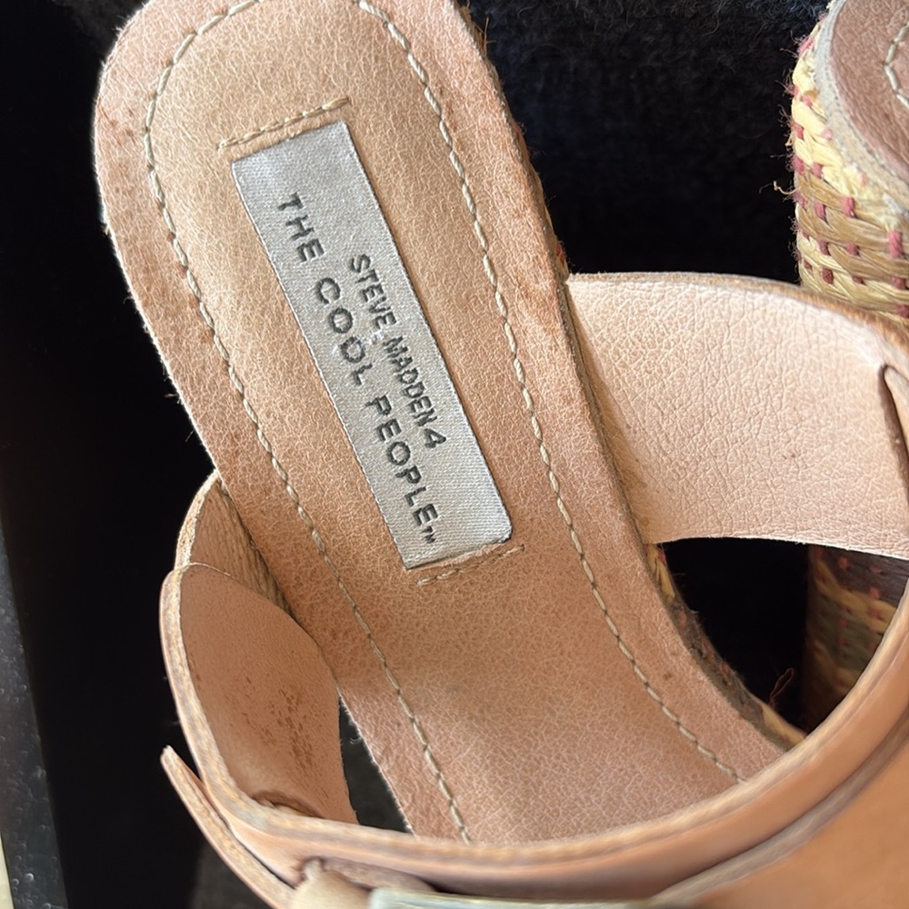 Steve Madden 4 The Cool People Cortlynn Platform Wedge Sandals - Picture 3 of 6